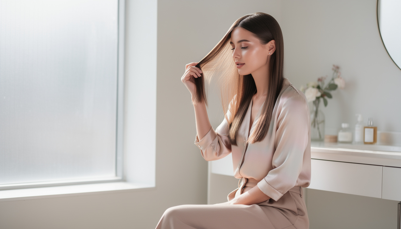 découvrez l'astuce de grand-mère avec un lisseur sans sèche-cheveux pour des cheveux lisses et brillants facilement et sans abîmer vos cheveux.